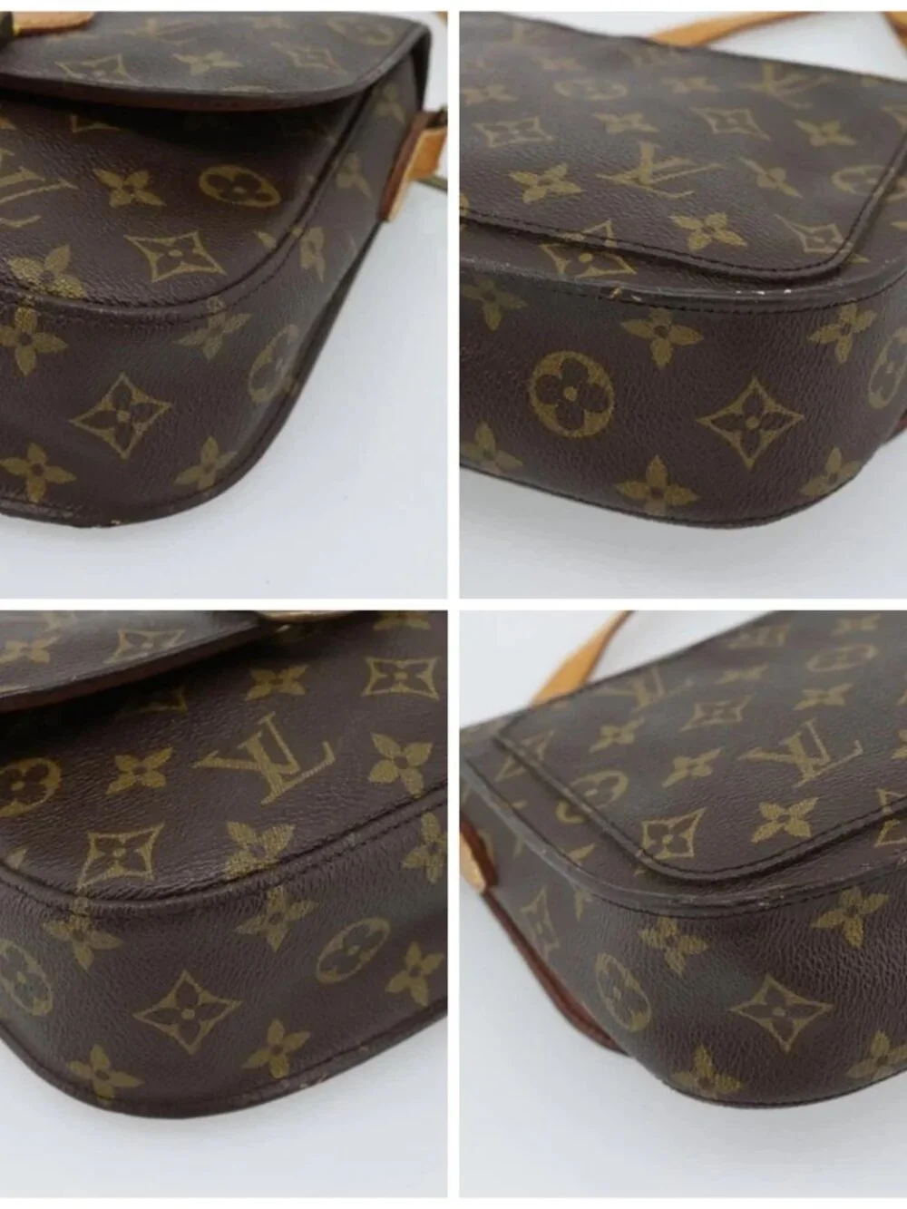 LOUIS VUITTON Monogram Saint Cloud MM Shoulder Bag M51243 LV Auth ki6686